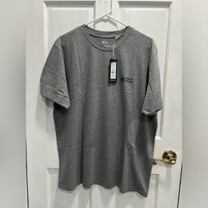 ALPINE DESIGN NWT Logo Gray Rocky Mountains Colorado Tee T Shirt SIZE LARGE Mens